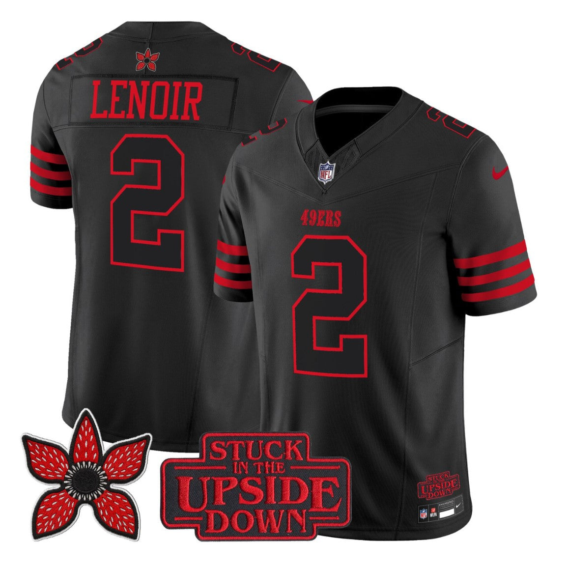 Deommodore Lenoir Jersey #2 Stranger Things Edition Vapor Limited Stitched