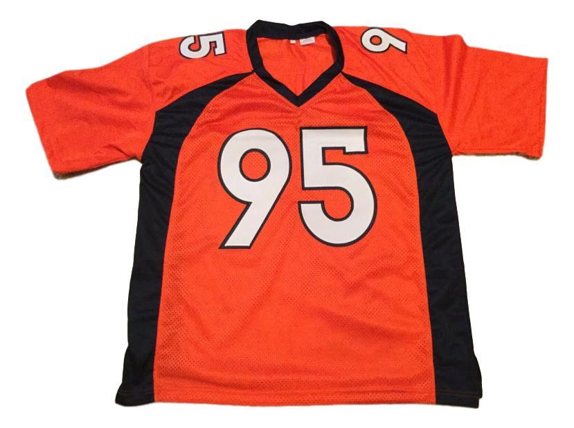 Derek Wolfe Jersey #95 Custom Unsigned Football Stitched Orange