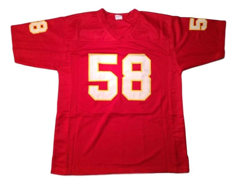 Derrick Thomas Jersey #58 Custom Unsigned Football Stitched Red