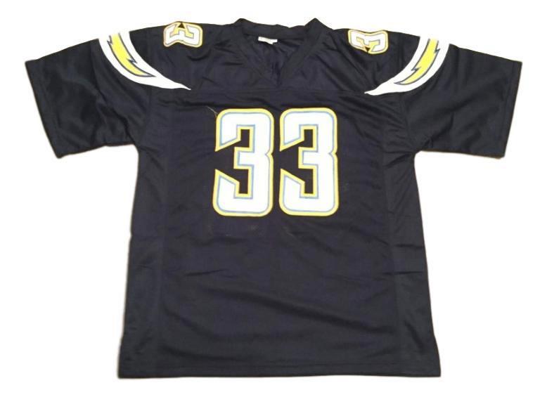 Derwin James Jersey #33 Custom Unsigned Football Stitched Navy Blue