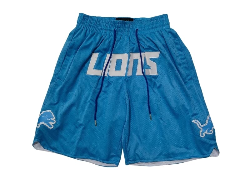 Detroit Lions Blue Shorts