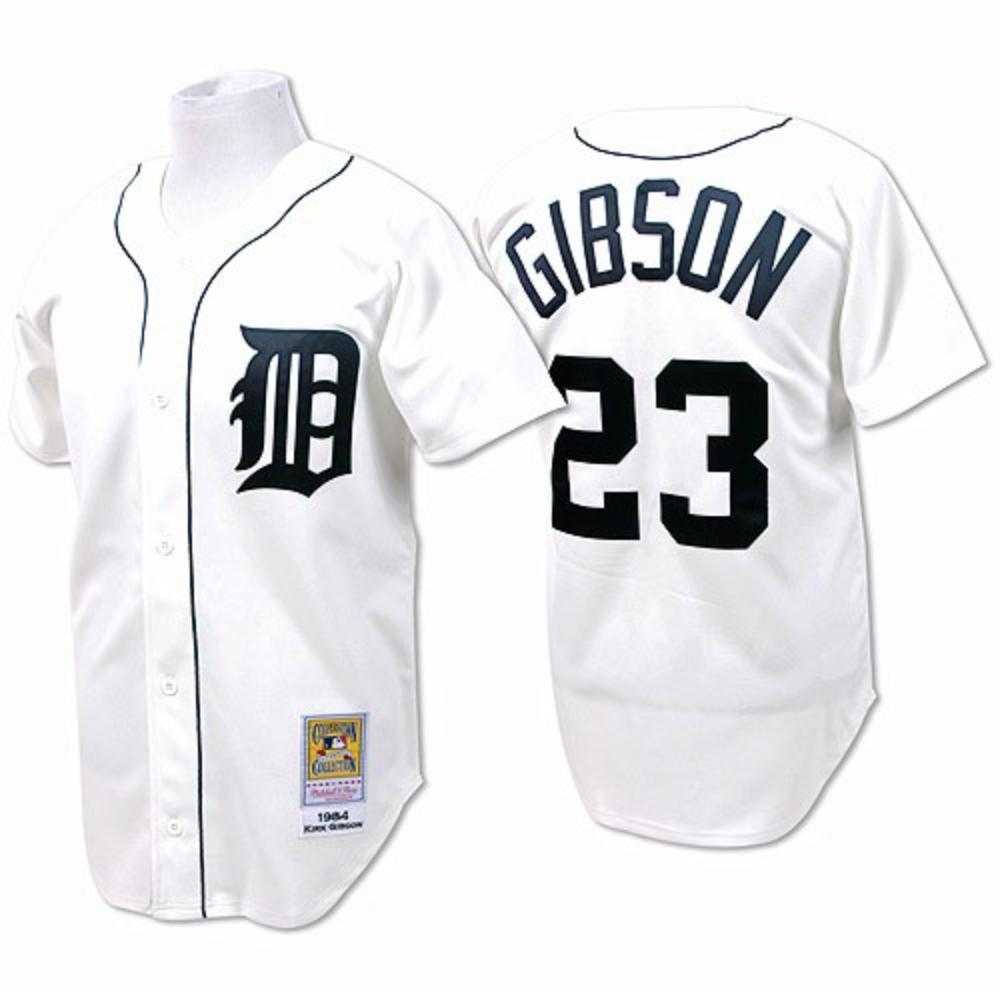 Detroit Tigers Kirk Gibson White 1964 Throwback Jersey