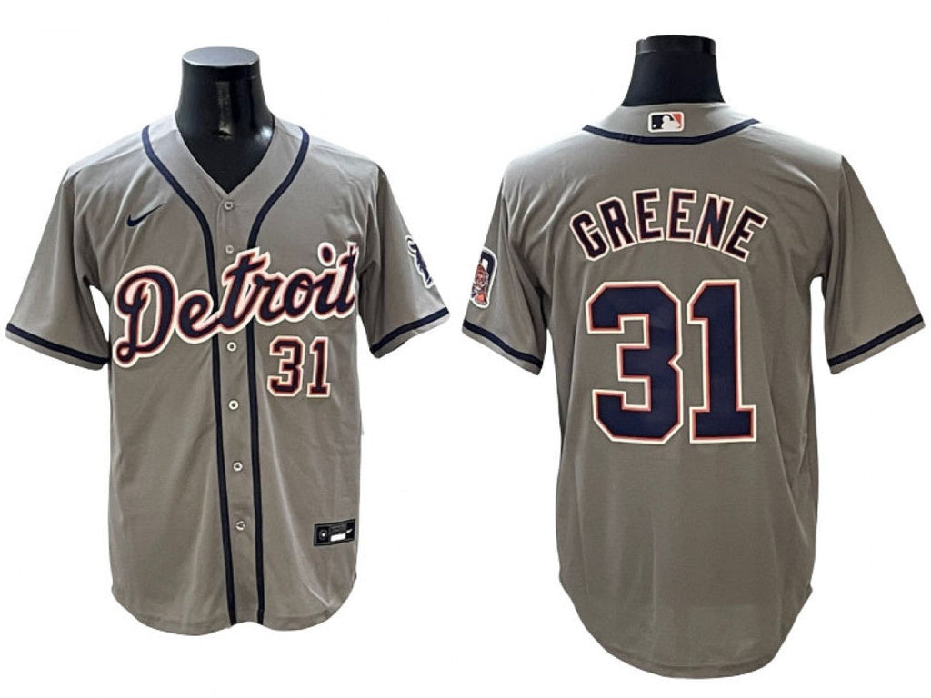 Detroit Tigers #31 Riley Greene Gray Road Limited Jersey