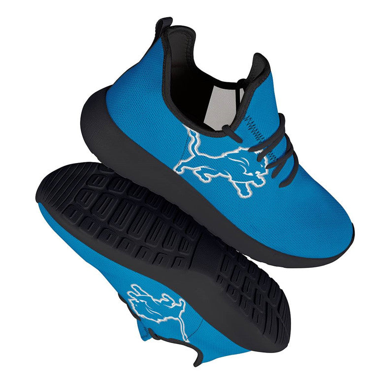 Detroit Lions Team Name Limited Sneaker Shoes For Men Women Fans