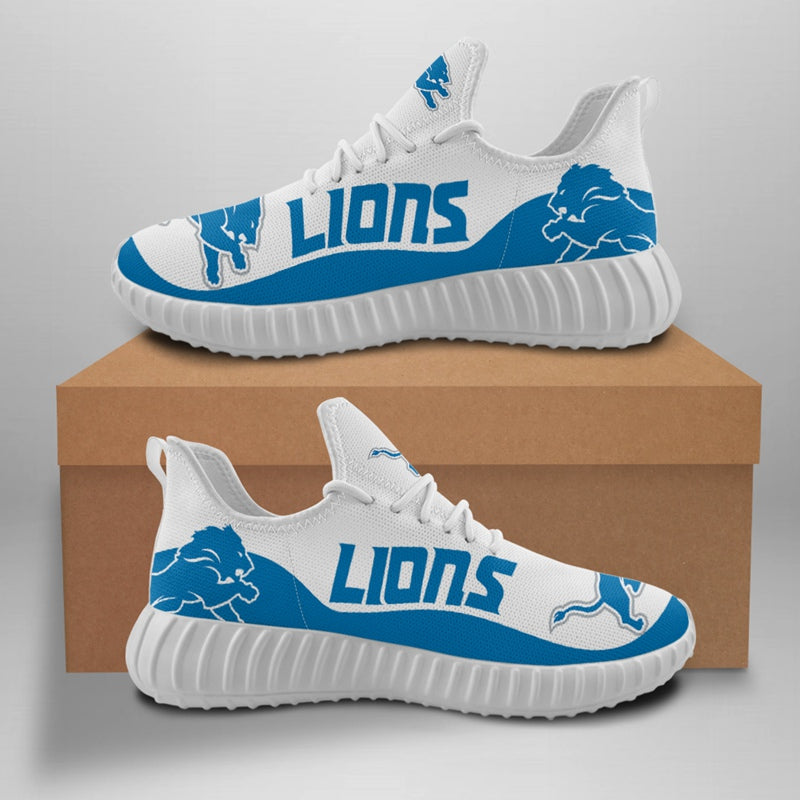 Detroit Lions Sneaker Shoes NFL For Men Women Fans