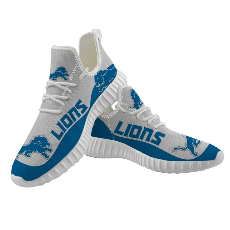 Detroit Lions Sneaker Shoes NFL For Men Women Fans