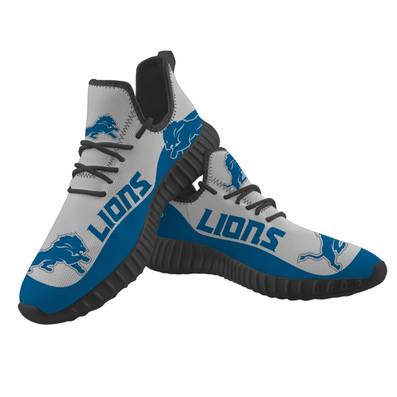 Detroit Lions Sneaker Shoes NFL For Men Women Fans
