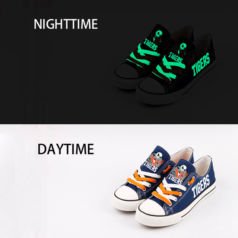 Detroit Tigers Limited Print Low Top Canvas Shoes Sport Sneakers For Men Women Fans
