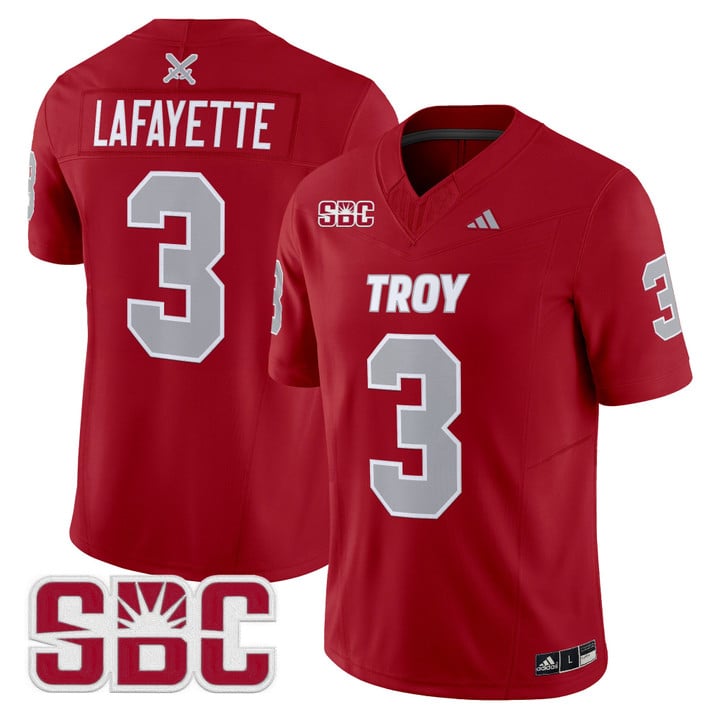 Devin Lafayette Jersey #3 Troy Trojans 2025 Vapor Limited Stitched