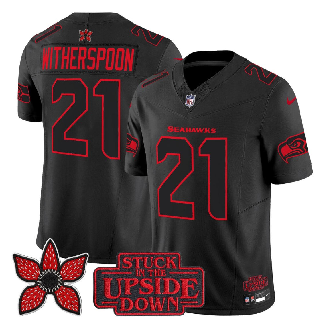 Devon Witherspoon Jersey #21 Stranger Things Edition Football Limited Stitched