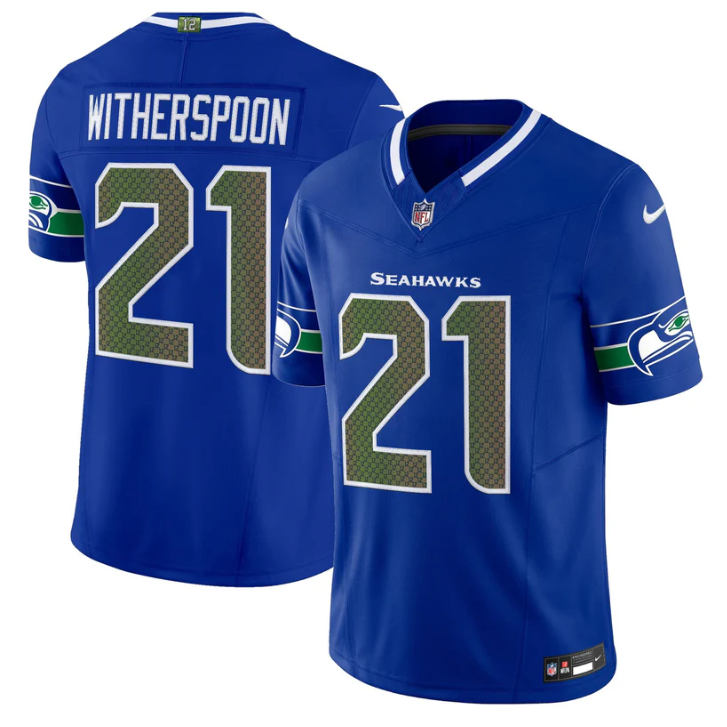 Devon Witherspoon Jersey #21 Seahawks 2025 Rivalries Limited Stitched