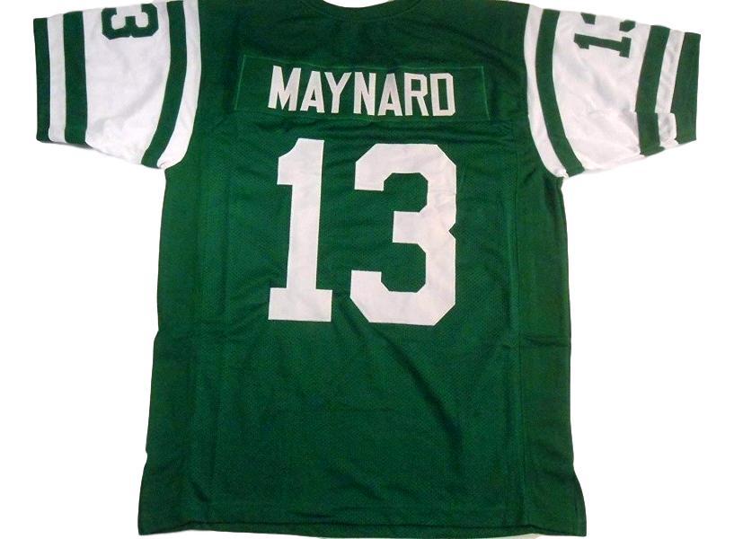 Don Maynard Jersey #13 Custom Unsigned Football Stitched Green