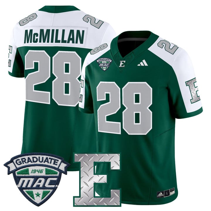 Dontae McMillan Jersey #28 Eastern Michigan Eagles 2025 Limited Stitched