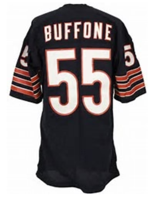 Doug Buffone Jersey Chicago Bears Custom Throwback Football