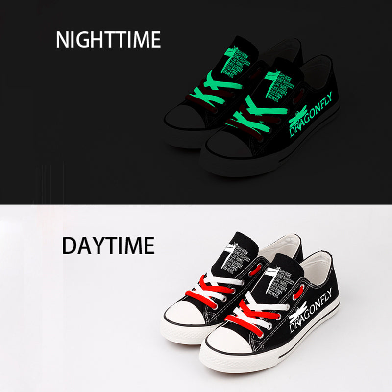 Dragonfly Canvas Sneakers Shoes For Men Women Fans