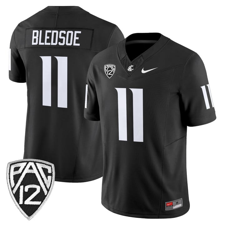 Drew Bledsoe Jersey #11 Washington State Cougars 2025 Vapor Limited Stitched