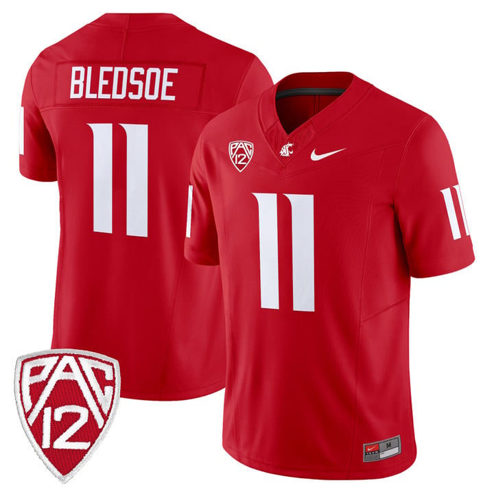 Drew Bledsoe Jersey #11 Washington State Cougars 2025 Vapor Limited Stitched