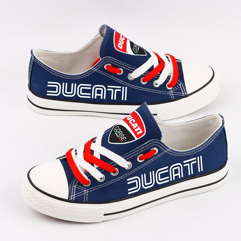 Ducati Canvas Sneakers Shoes For Men Women Fans