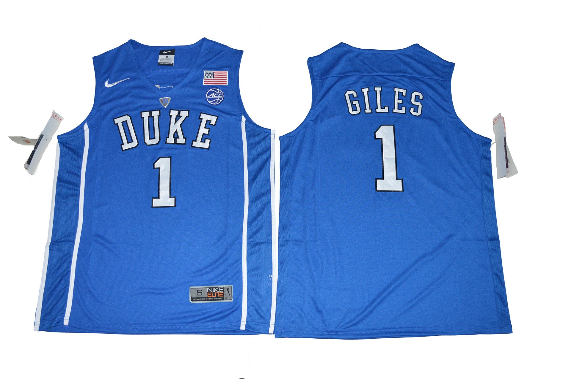 Duke Blue Devils #1 Giles Basketball NCAA Basketball Jersey Blue