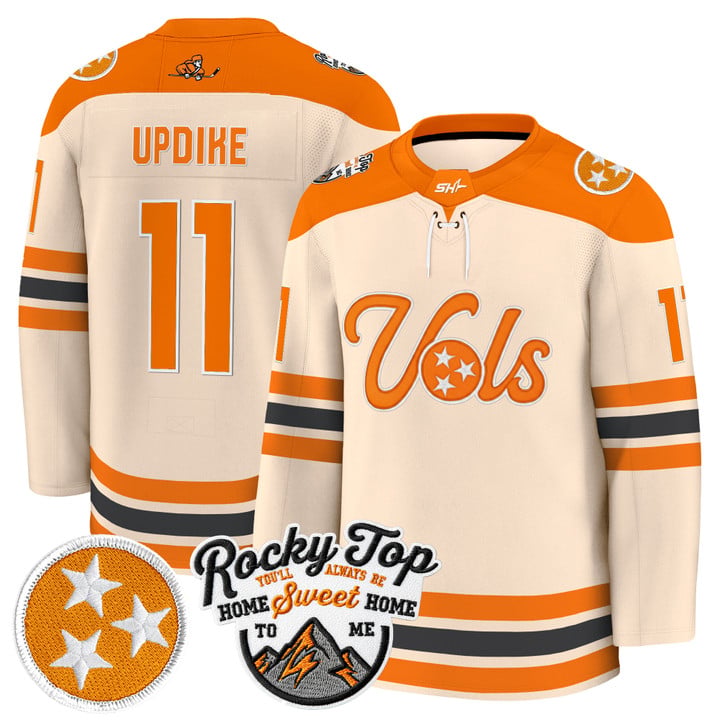 Dylan Updike Jersey #11 Tennessee Volunteers 2025-26 Hockey Premium Stitched