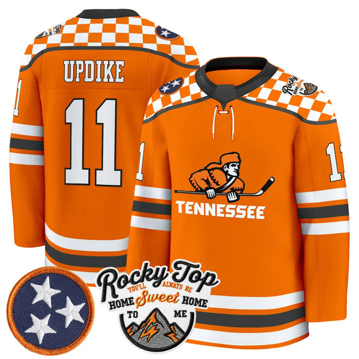 Dylan Updike Jersey #11 Tennessee Volunteers 2025-26 Hockey Premium Stitched