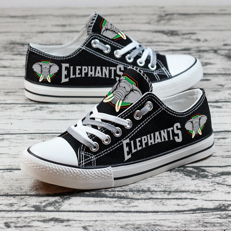 Elephant Canvas Sneakers Shoes For Men Women Fans
