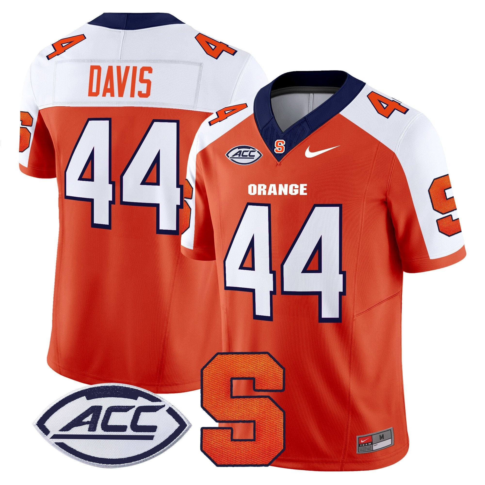 Ernie Davis Jersey #44 Syracuse Orange 2025 Limited Stitched Orange Alternate