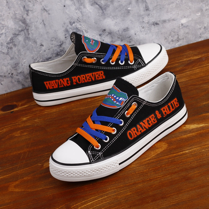 Florida Gators Limited Print NCAA College Students Low Top Canvas Shoes Sport Sneakers 2