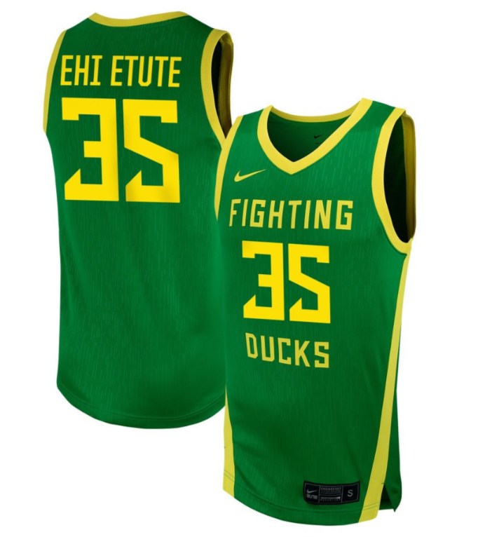 Filippa Tilliander Jersey #13 Oregon Ducks NIL Basketball Green