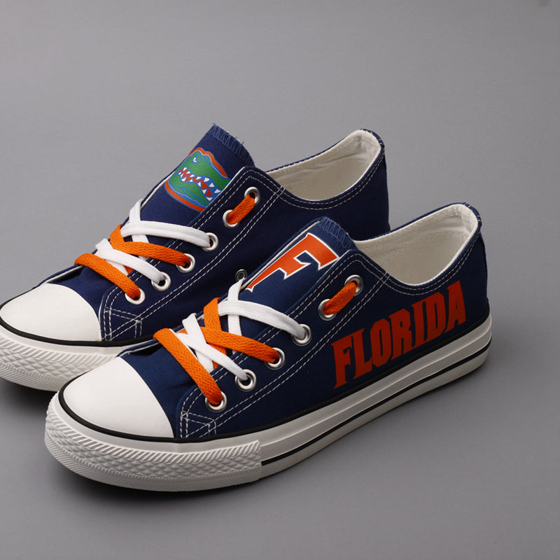 Florida Gators Limited Print NCAA College Students Low Top Canvas Shoes Sport Sneakers