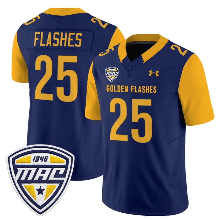 Flashes Jersey #25 Kent State Golden Flashes 2025 Limited Stitched