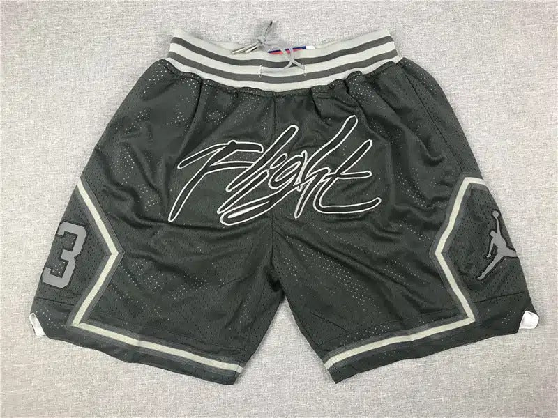 Flight Jordan Shorts Black - Basketball Shorts Store