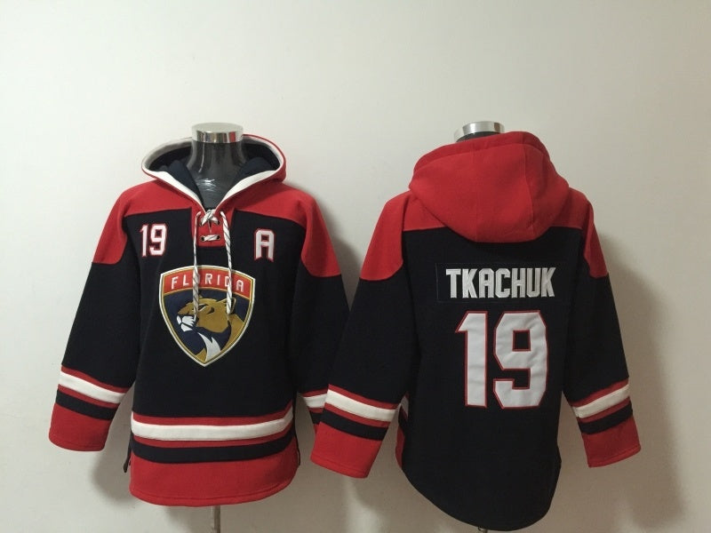 Florida Panthers #19 Matthew Tkachuk Pullover Hoodie