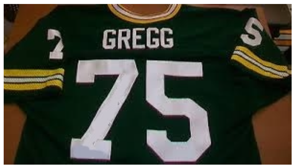 Forrest Gregg Jersey Green Bay Packers Custom Throwback Football Green