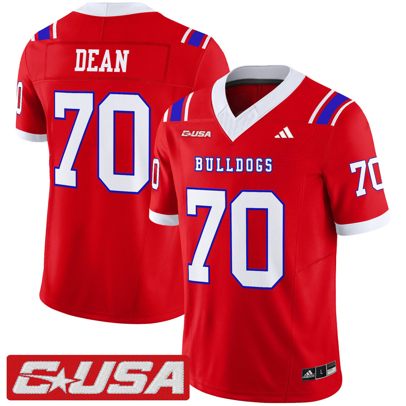 Fred Dean Jersey #70 Louisiana Tech Bulldogs 2025 Limited Stitched