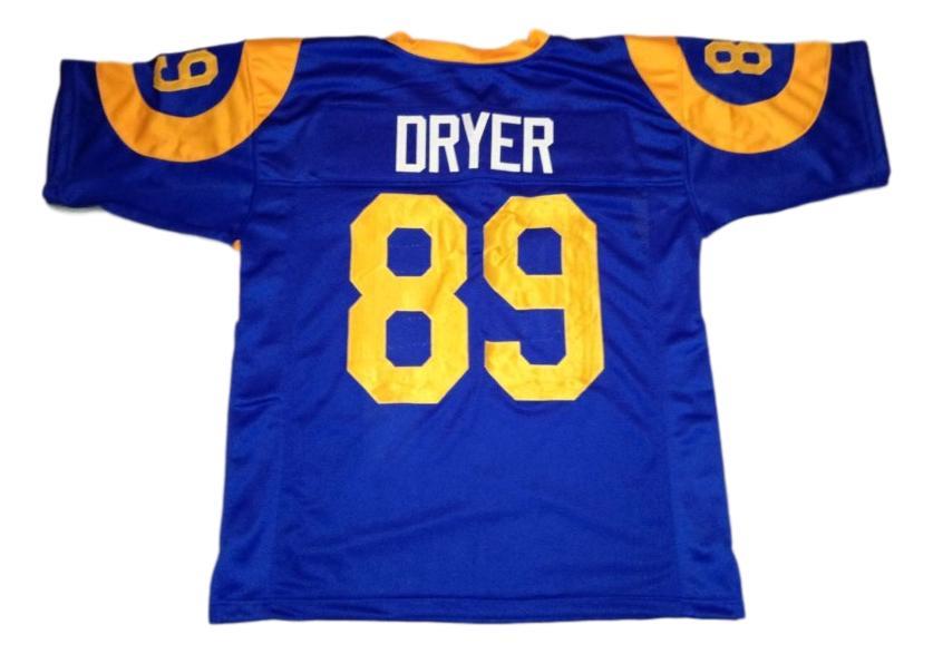 Fred Dryer Jersey #89 Custom Unsigned Football Stitched Blue