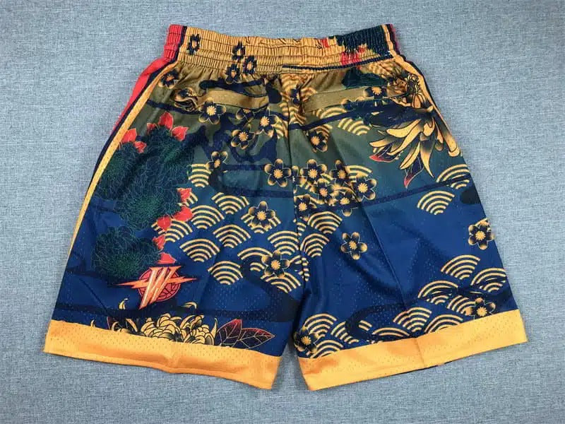 Golden State Warriors Shorts Year of the Rabbit Edition - Basketball Shorts Store