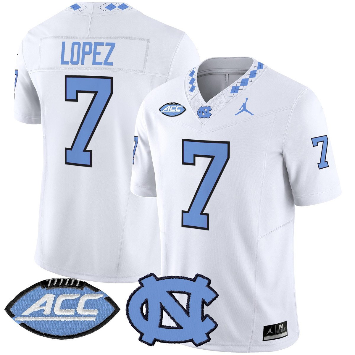 Giovani Bernard Jersey #26 North Carolina Tar Heels 2025 Stitched Blue Alter