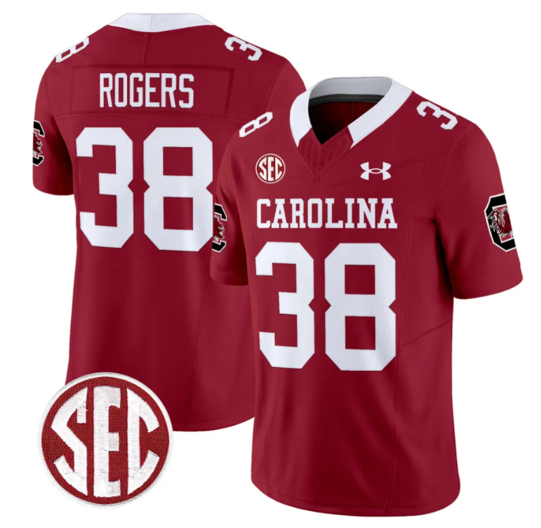 George Rogers Jersey #38 South Carolina Gamecocks Football 1980 Throwback Vapor Limited Garnet