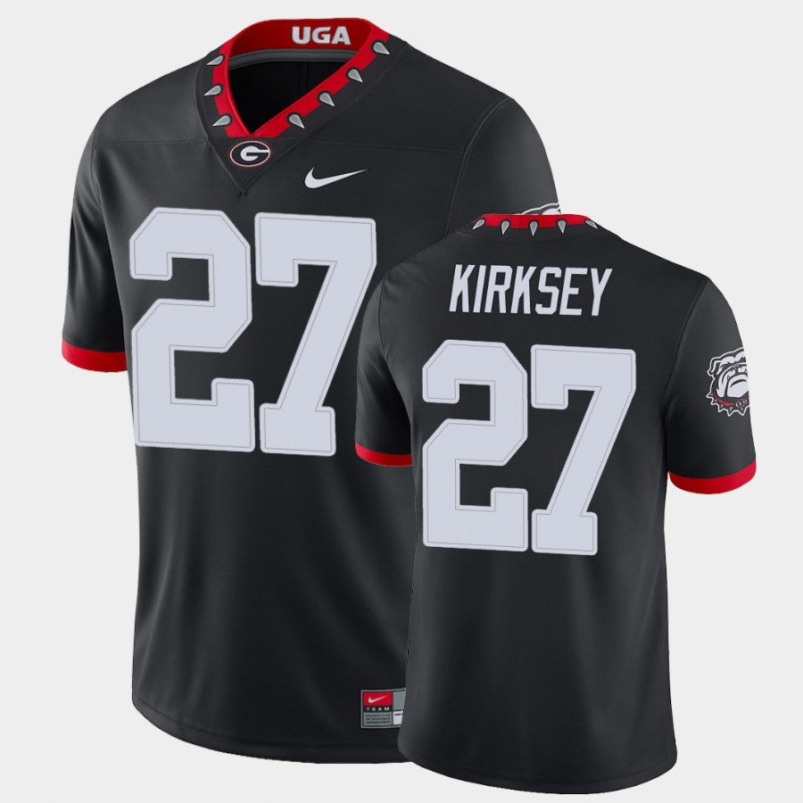 Georgia Bulldogs #27 Austin Kirksey Black College Football Alternate Game Jersey