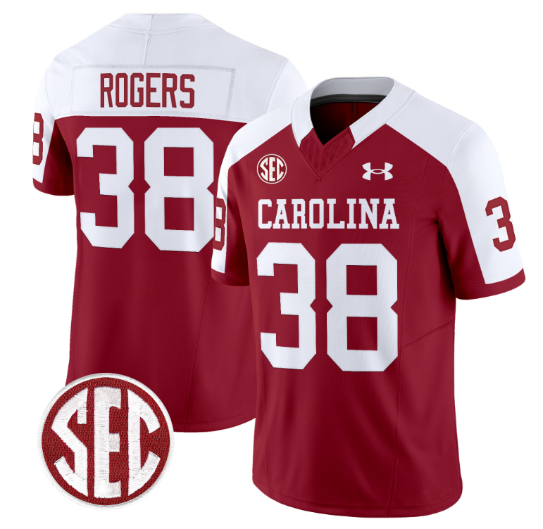 George Rogers Jersey #38 South Carolina Gamecocks Football 1980 Throwback Vapor Limited SEC Patch Alternate