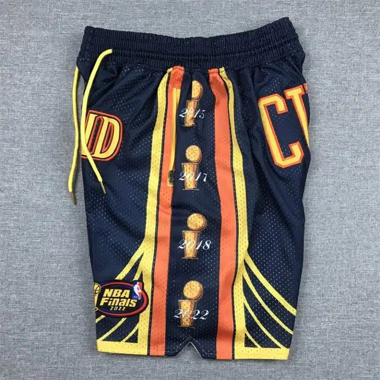 Golden State Warriors 30 Curry Navy Final Shorts - Basketball Shorts Store