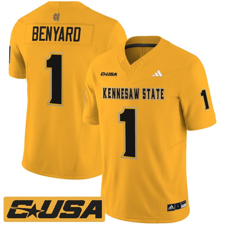 Gabriel Benyard Jersey #1 Kennesaw State Owls 2025 Vapor Stitched