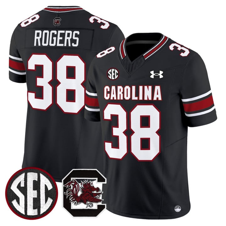 George Rogers Jersey #38 South Carolina Gamecocks 2025 Stitched Black