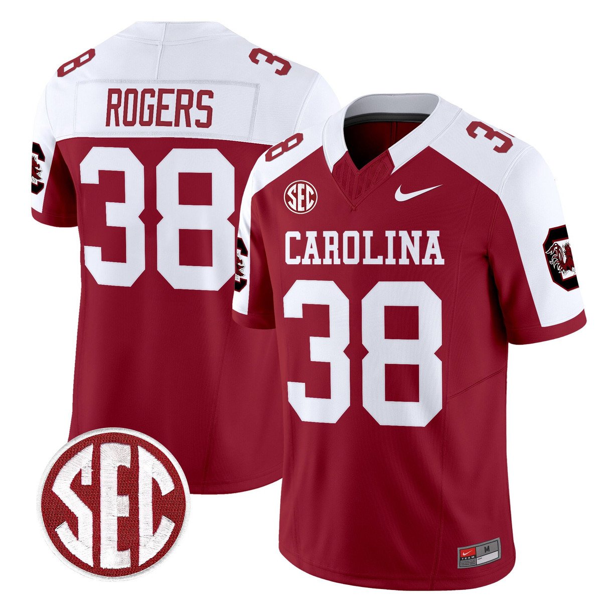 George Rogers Jersey #38 Carolina 1980 Throwback Rebrand 2026 Garnet Alter