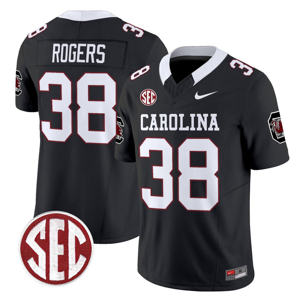 George Rogers Jersey #38 Carolina 1980 Throwback Rebrand 2026 Stitched Black