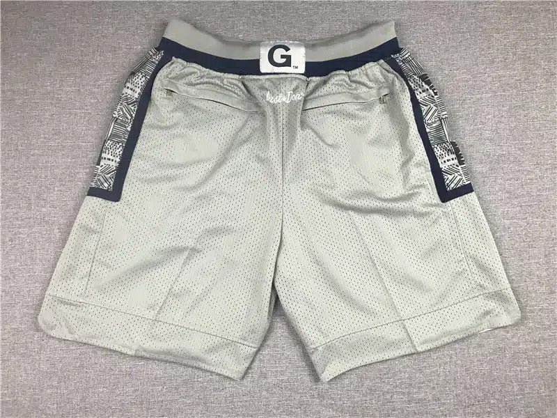 Georgetown HOYAS University 1995-96 Gray Shorts - Basketball Shorts Store