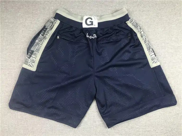 Georgetown HOYAS University 1995-96 Navy Shorts - Basketball Shorts Store
