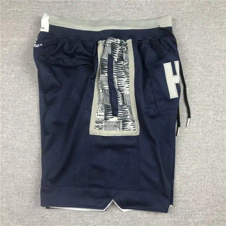 Georgetown HOYAS University 1995-96 Navy Shorts - Basketball Shorts Store