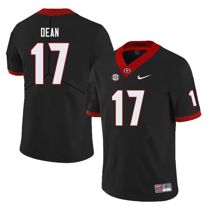 Georgia Bulldogs #17 Nakobe Dean Game NCAA College Football Jersey Black